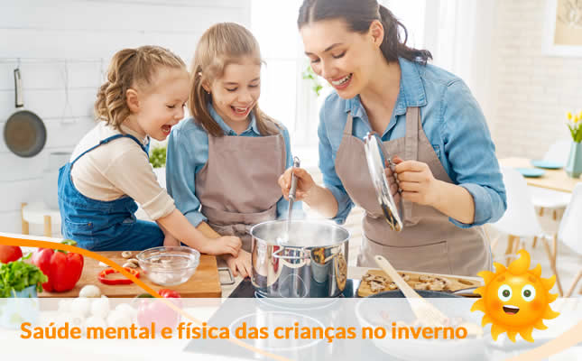 Promover a Saúde Mental e Física das Crianças no Inverno. Externato Sol Nascente