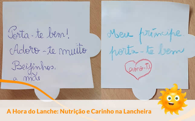 A Hora do Lanche: Nutrição e Carinho na Lancheira. Externato Sol Nascente