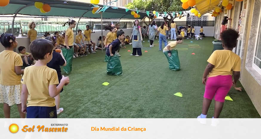 Dia Mundial da Criança celebrado com muita alegria no Externato Sol Nascente.